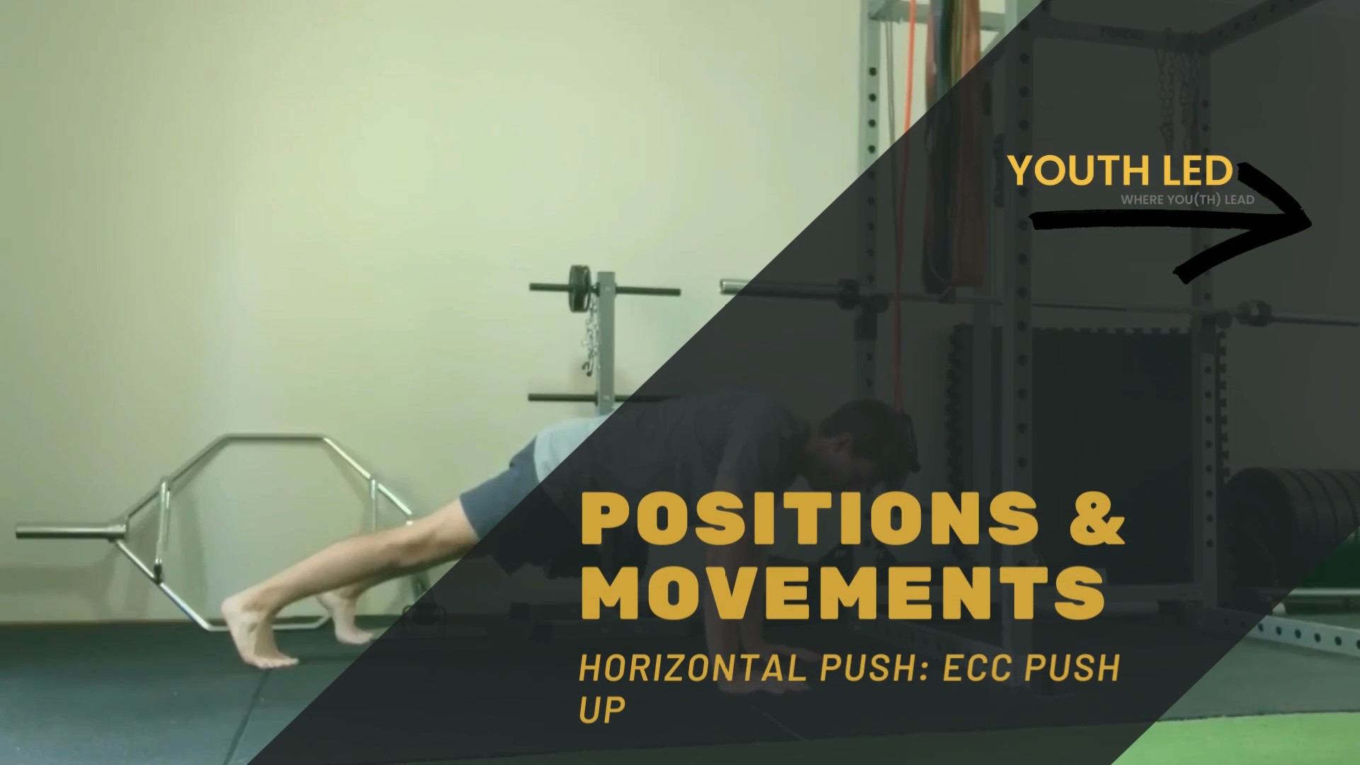 Horizontal Push: ECC Push Up | Youth Led